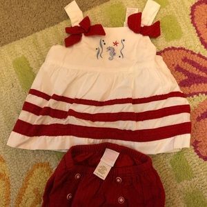 Janie & Jack nautical outfit, 3-6 months